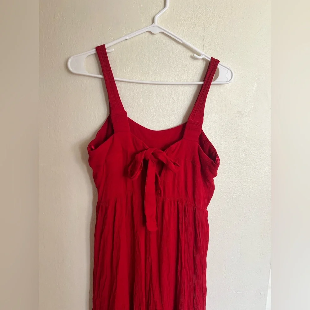 Knox Rose Maxi Red Dress Size Medium - Picture 3 of 5
